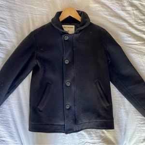 Fidelity Black Pea Coat